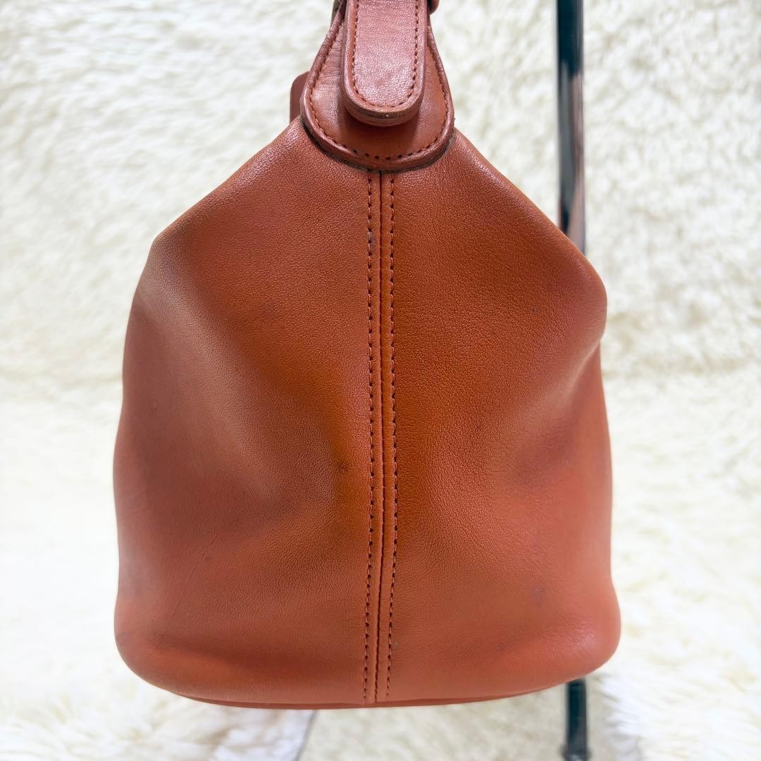Old Coach 4145 Glovetanned Leather Brown Shoulder Bag Large Capacity #QYFVIQ