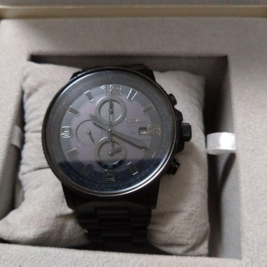 Citizen Nighthawk Eco-Drive Solar Men Watch Pilot Style #QY7IXU