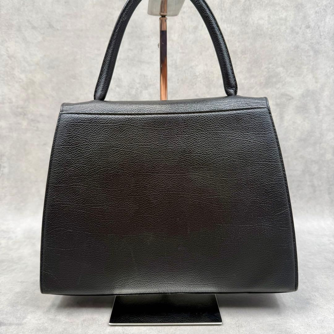 Yves Saint Laurent Hand bag black logo #QY904D