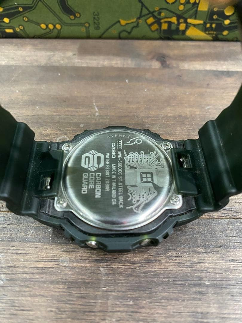 CASIO G-SHOCK DWE-5600CC with replacement bezel C007140 #QYAIUD