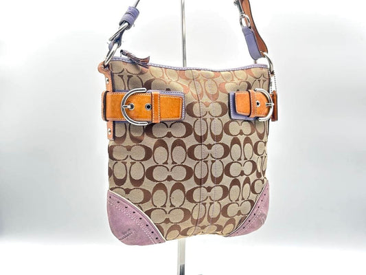 COACH Signature Sacoche Shoulder Bag (Color) #QYFNJA