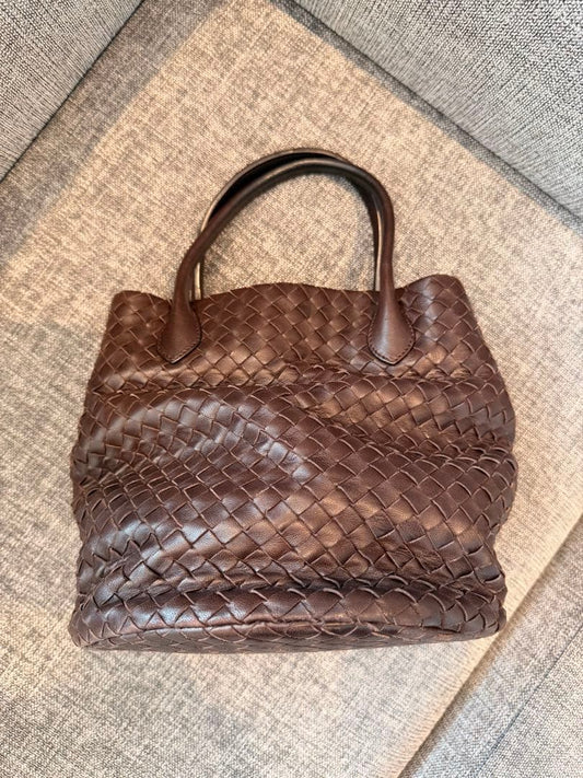 BOTTEGA VENETA Intrecciato Handbag Brown #QY67VQ