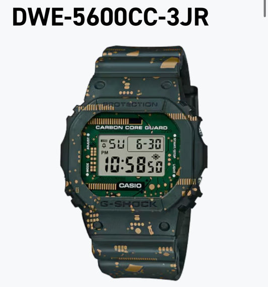 CASIO G-SHOCK DWE-5600CC with replacement bezel C007140 #QYAIUD