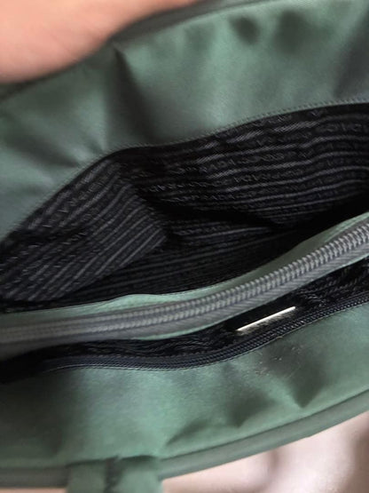 PRADA Nylon Gray Handbag #QY1J0Y