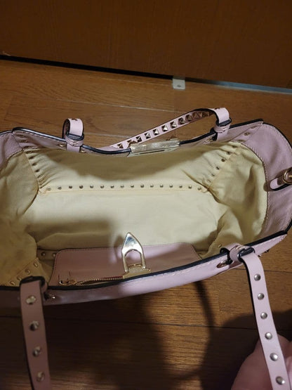 Valentino Rockstud Tote Bag, Leather #QYBL5Z
