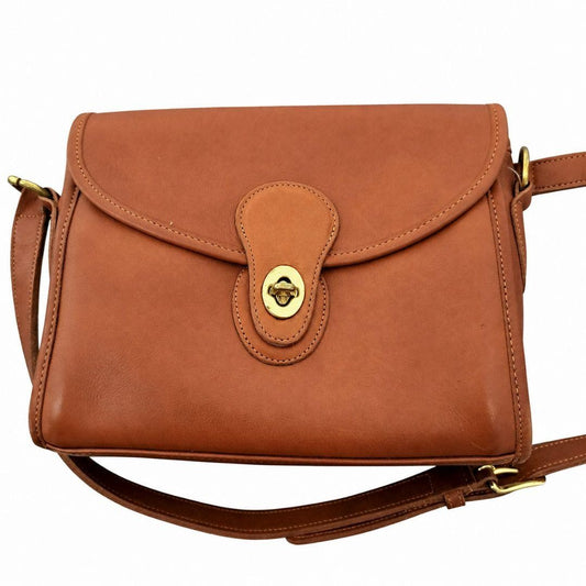 COACH Old Coach Devon Bag, Tan, Genuine Leather #QYG35U