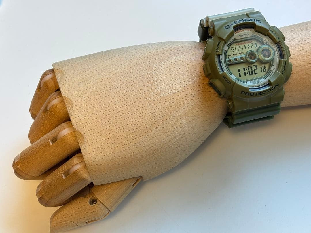G-SHOCK GD-100PS Nakano Shiro Military Khaki Limited Watch Big Case #QYK5G9