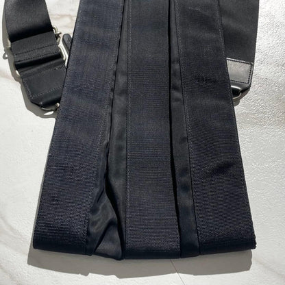 ISSEY MIYAKE Archive Vintage Backpack Shoulder Bag Black Canvas #QYD2YK