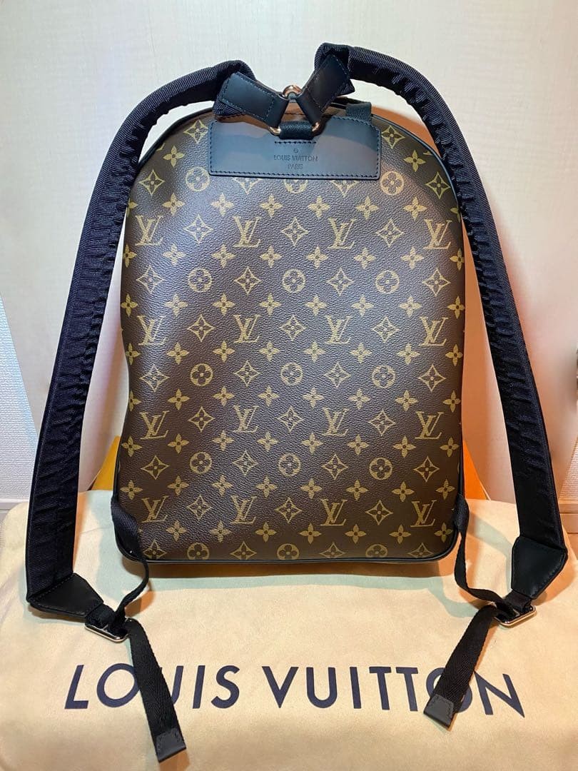 LOUIS VUITTON Josh Backpack M41530 Monogram Macassar #QY2SZ7