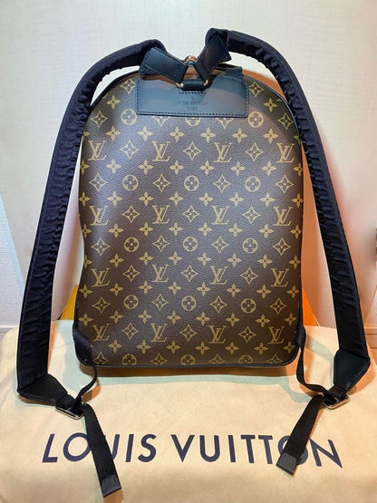 LOUIS VUITTON Josh Backpack M41530 Monogram Macassar #QY2SZ7