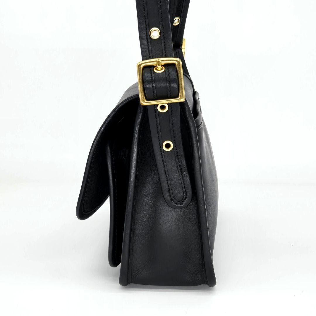 1190 COACH Rambler Turnlock Bag Black #QYGID1