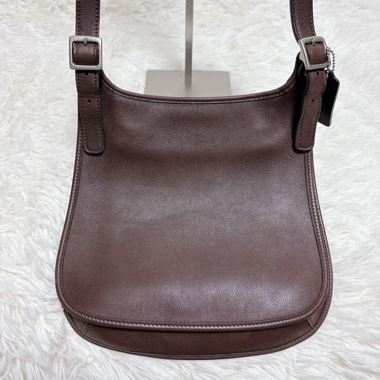COACH OLD Leather Shoulder Bag Brown (Old Coach) #QY0V5A