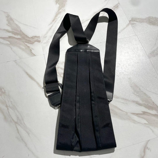 ISSEY MIYAKE Archive Vintage Backpack Shoulder Bag Black Canvas #QYD2YK