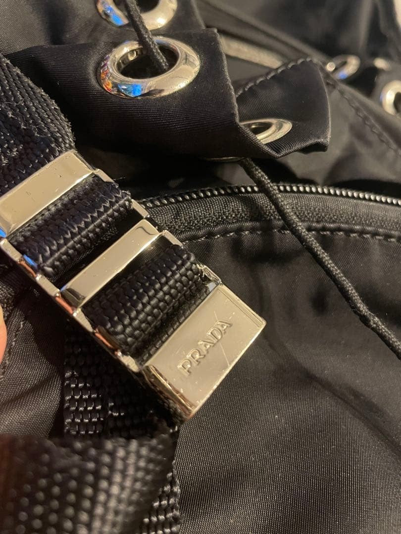 PRADA Black Backpack Nylon #QYFNOB