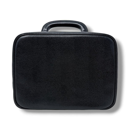 CHANEL Vanity Bag A07061 Black Caviar Leather #QY0OJC
