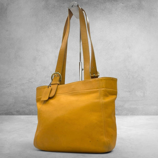 COACH Classic Yellow Leather Tote 2638 #QYE5M7