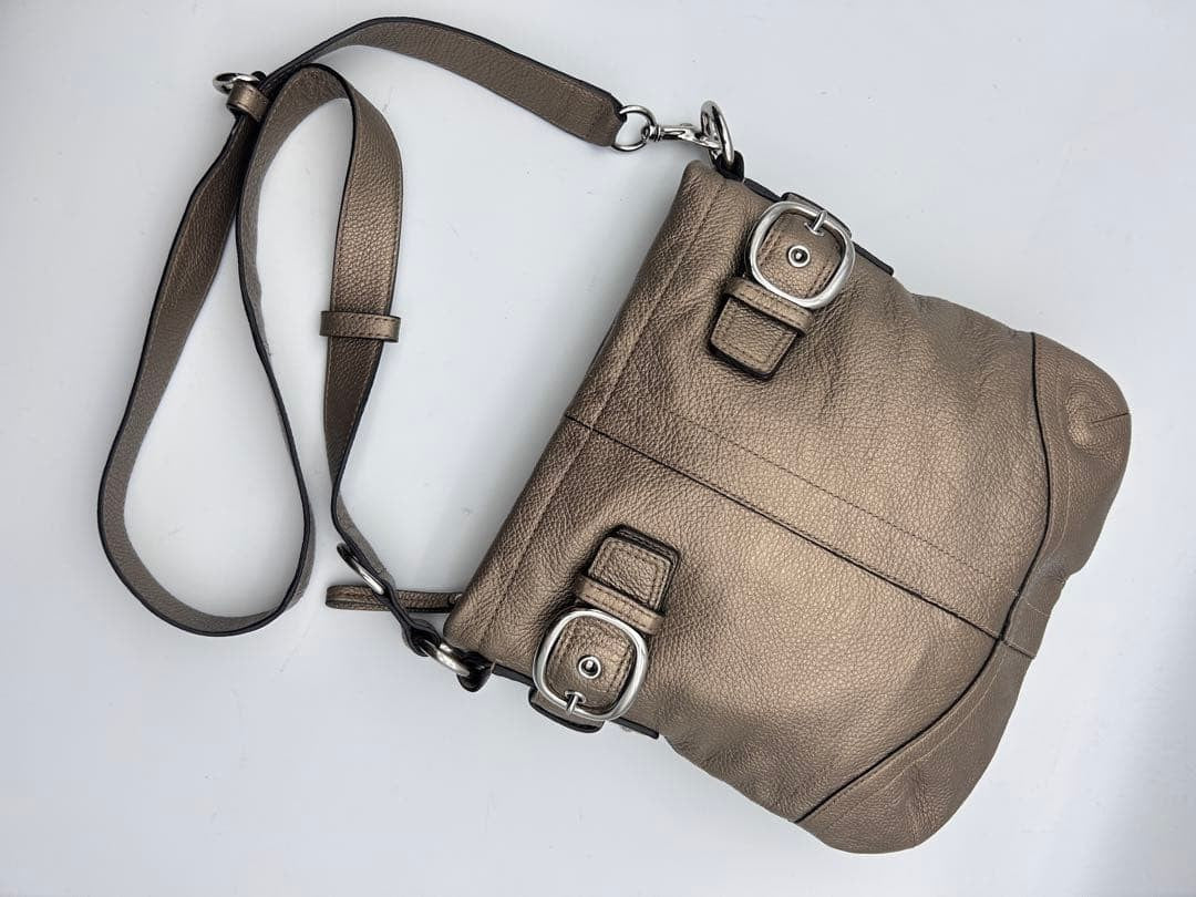 Y2K COACH Leather Sacoche Shoulder Bag #QY5SN4
