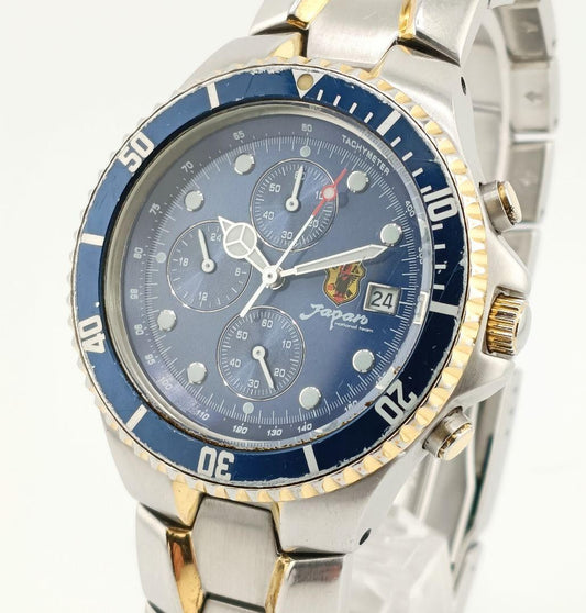 JFA Japanese National Football Team 2002 Series Open Caseback Men's Watch #QY8D7A
