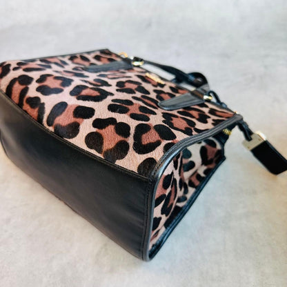 Y2K COACH Harako Leopard 2way Bag #QY7AY4