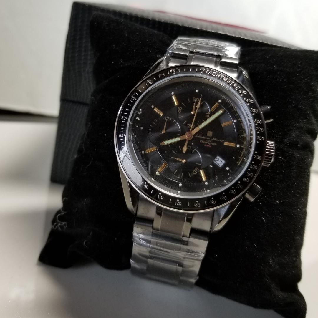 Full black/center chronograph production model #PFHDC3