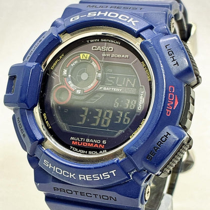 G-SHOCK Mudman GW-9300NV Men in Navy Radio-Controlled Solar Watch #QY987I