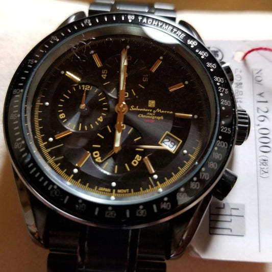 IP coating full black / Center chronograph installed Production model #PF262E