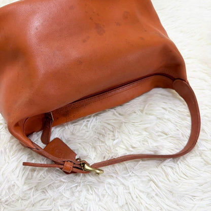 Old Coach 4145 Glovetanned Leather Brown Shoulder Bag Large Capacity #QYFVIQ