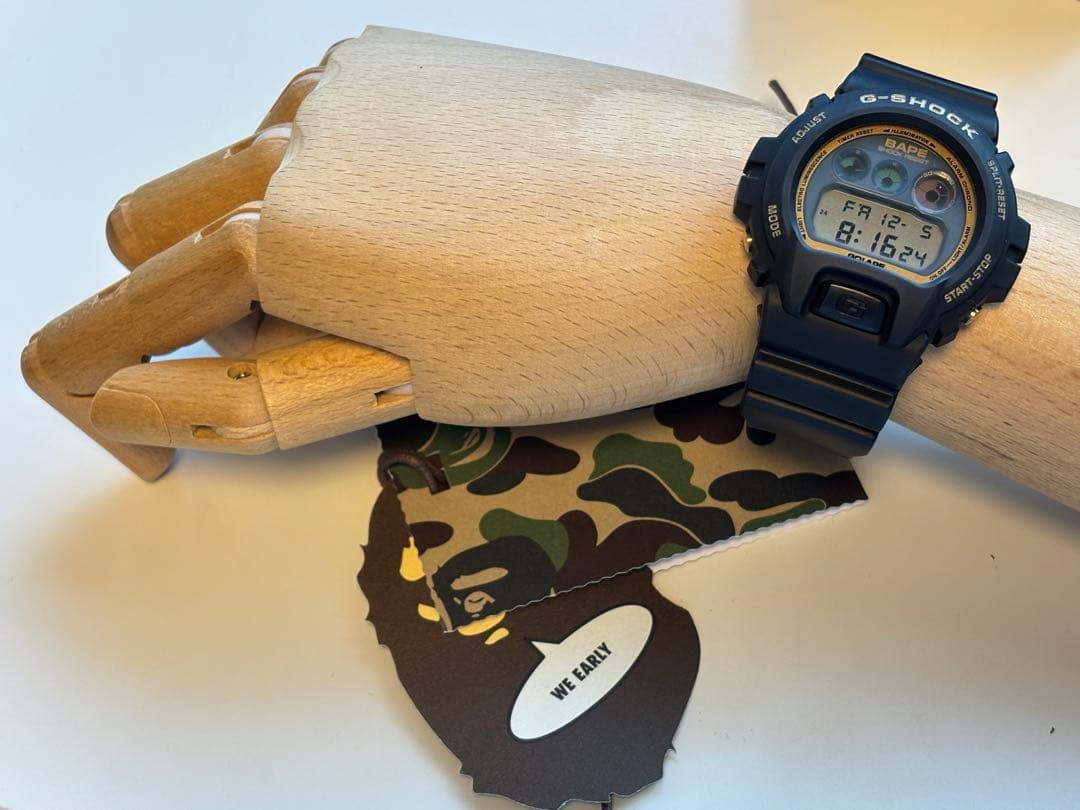 G-SHOCK x A Bathing Ape DW-6900 BAPE Collab Limited 2000 Vintage Watch #QYFOEV