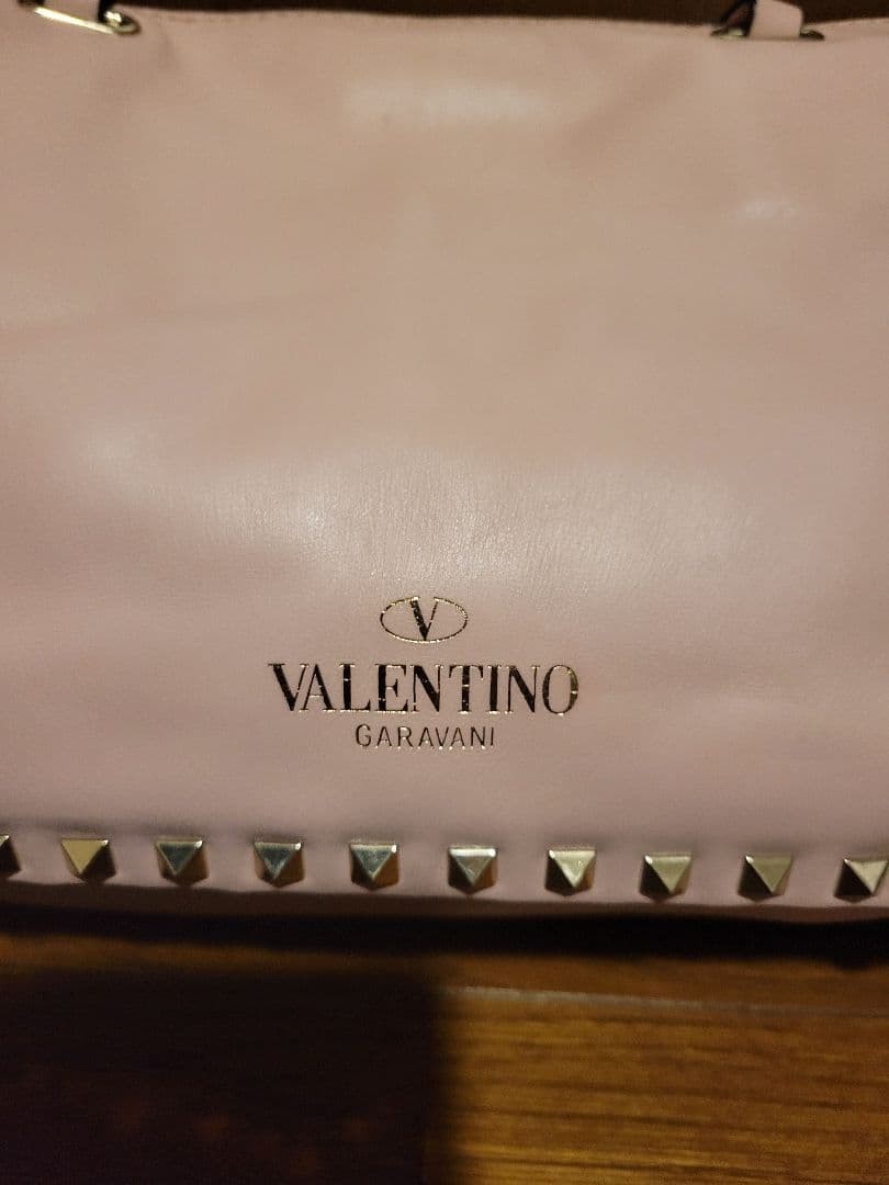 Valentino Rockstud Tote Bag, Leather #QYBL5Z