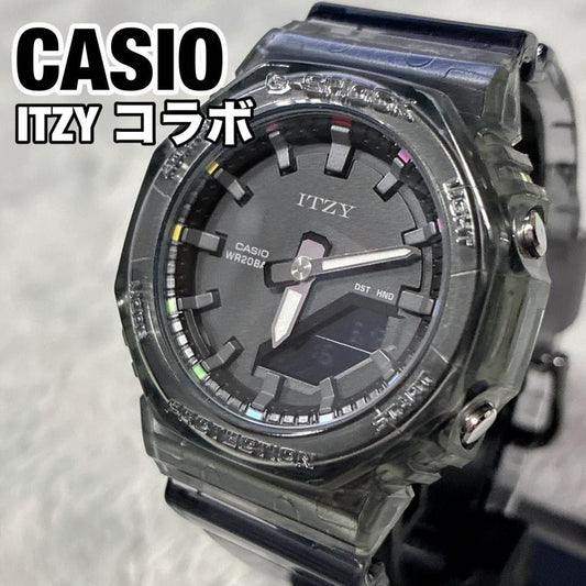 CASIO G-SHOCK ITZY Collaboration Skeleton Black Model #QY4QA9