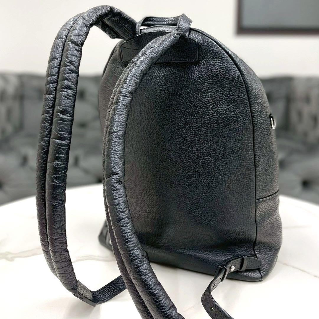 LOUIS VUITTON Armand Backpack M42687 Taurillon Noir Black #QYFVCK