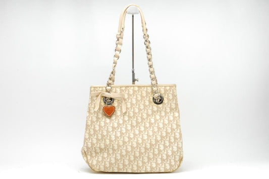 Christian Dior Trotter Tote Bag, Beige #QYFPH6