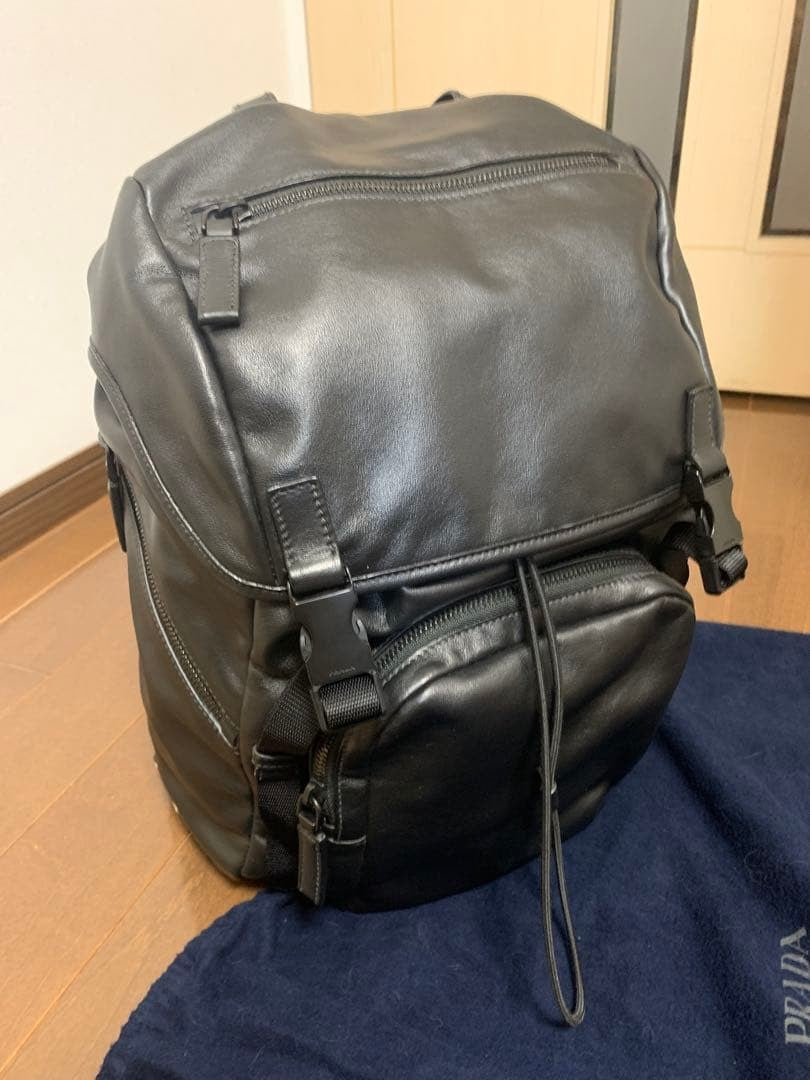 PRADA 2VZ135 Backpack Black Leather #QYCNZB