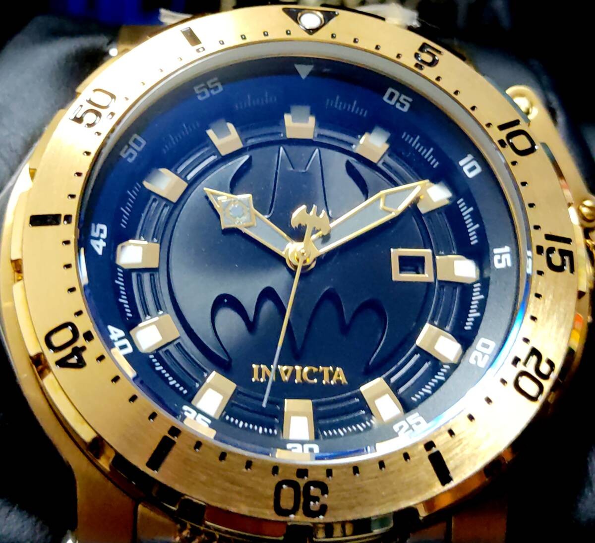 1295 INVICTA High-End Watch, American Comic Book Batman, Gold, Last of 4 #PGJAMO