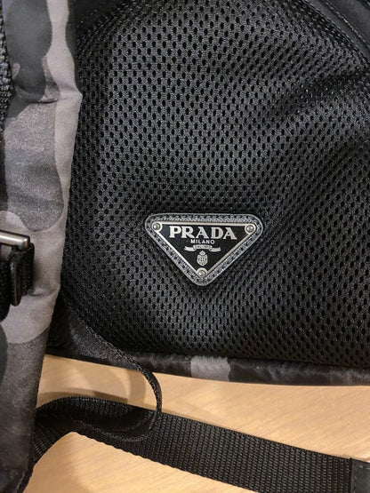 PRADA Camouflage Backpack Nylon #QY7PSV