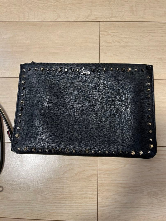 Christian Louboutin studded clutch bag #QYAI4U