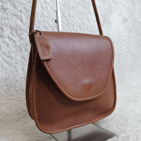 Classic Old Coach Shoulder Bag, Made in USA, Leather #QYIG1A