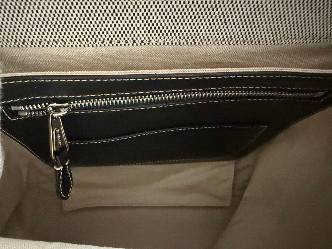 BURBERRY Horseferry Print Pocket Backpack Canvas Grey #QYJXSE