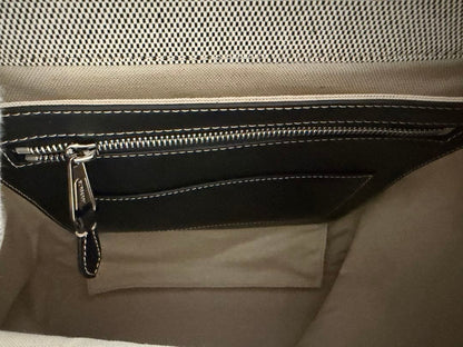 BURBERRY Horseferry Print Pocket Backpack Canvas Grey #QYJXSE