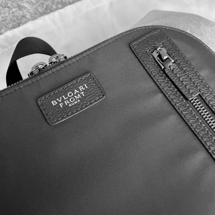 BVLGARI x Fragment Hiroshi Fujiwara Backpack Black Nylon #QY98BI