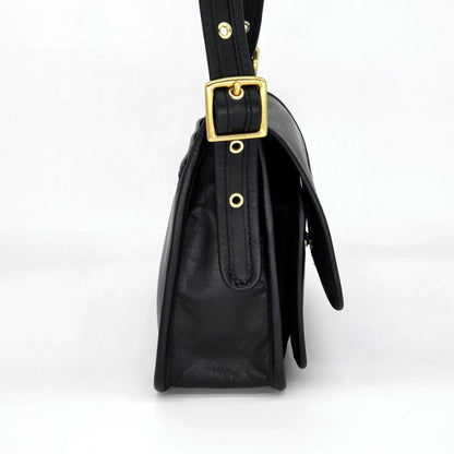 1190 COACH Rambler Turnlock Bag Black #QYGID1