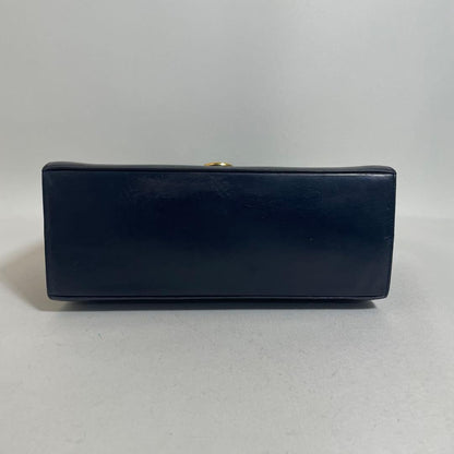 FERRAGAMO 2603-165 Ferragamo 2-Way Handbag, Navy, Gancini #QYGQPA