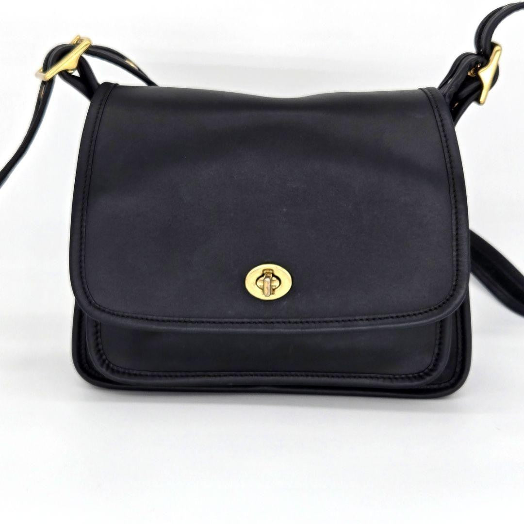 1190 COACH Rambler Turnlock Bag Black #QYGID1