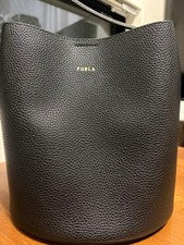 FURLA Bucket Bag Leather Detachable Belt #QYJXQR