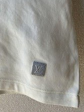 Louis Vuitton T-Shirt White/Natural Cotton No Stains, Small Spot, Pre-Owned