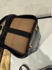 BURBERRY House Check 2-Way Mini Boston Bag #QYEMQS