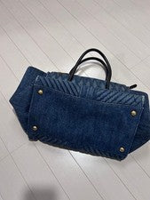miu miu denim handbag quilting