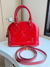 LOUIS VUITTON Monogram Vernis Alma Bag #QY7BJ2