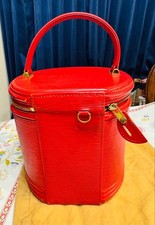 LOUIS VUITTON Epi Cannes Handbag Red #QYIGEQ