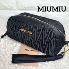 MIUMIU Matelasse Second Bag Pouch Makeup Pouch Very Good Condition